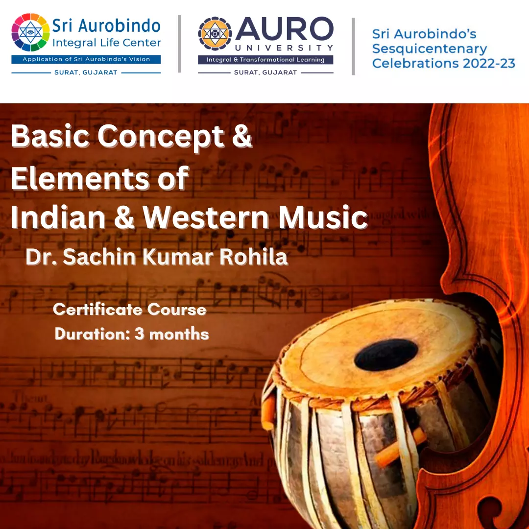 Basic Concept & Elements of Indian & Western Music