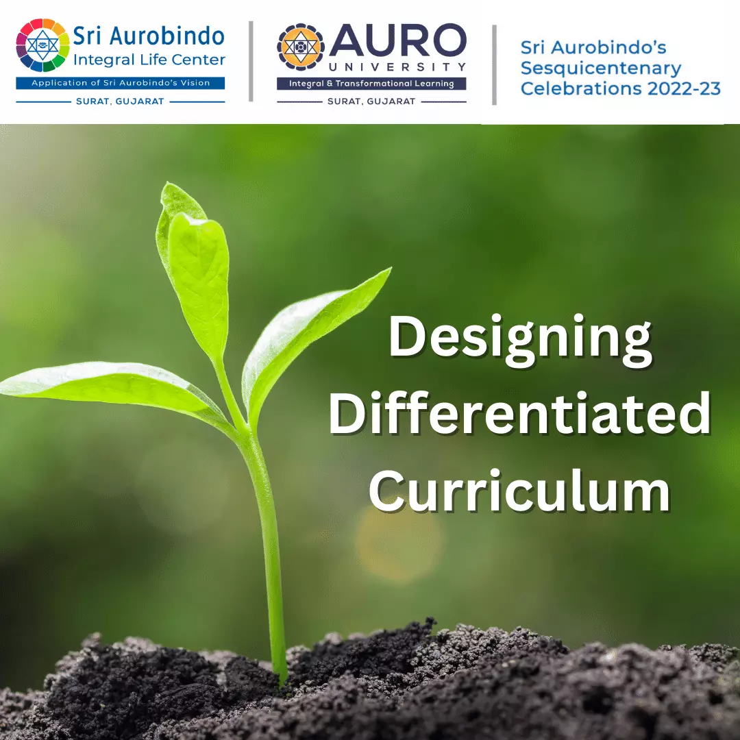 Designing Differentiated Curriculum