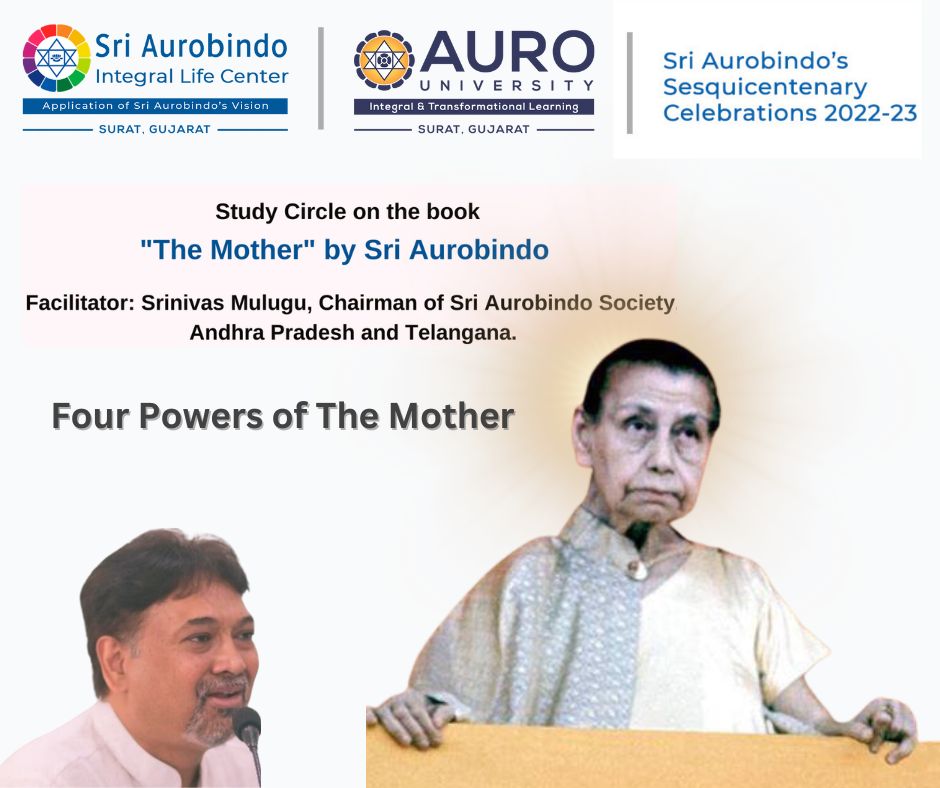 Srinivas Mulugu - Study Circle-The book 'The Mother"