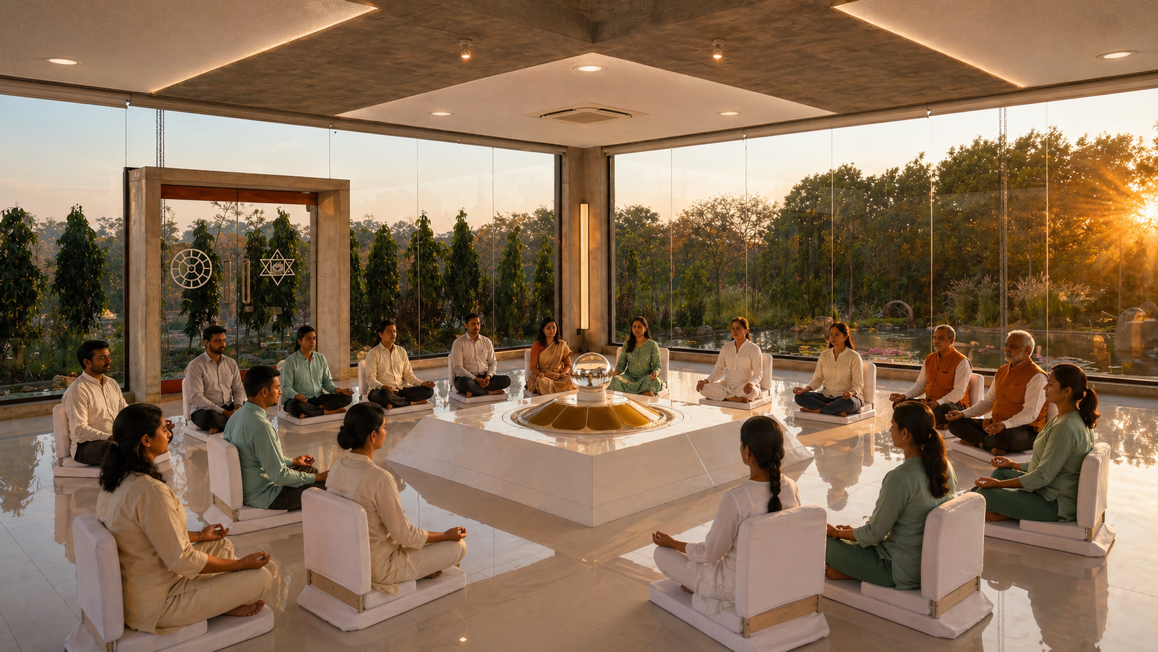 group-meditation-glass-hall